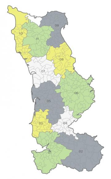 Carte secteurs sdem50