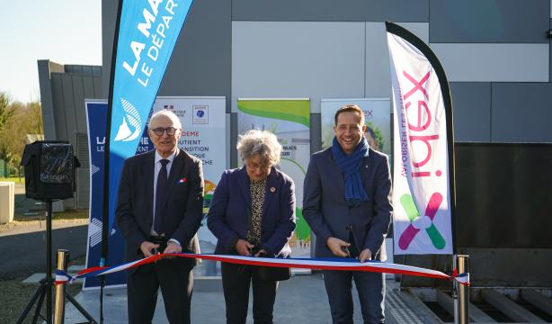 Inauguration chaufferie Percy en normandie Sdem50