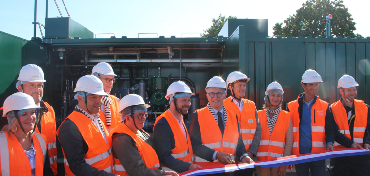 Inauguration du premier rebours de la Manche, à Saint-James.