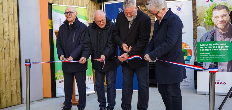 Inauguration Chaufferie La Haye Pesnel