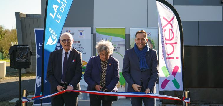 Inauguration chaufferie Percy en normandie Sdem50