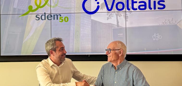 Signature convention Voltalis et SDEM50