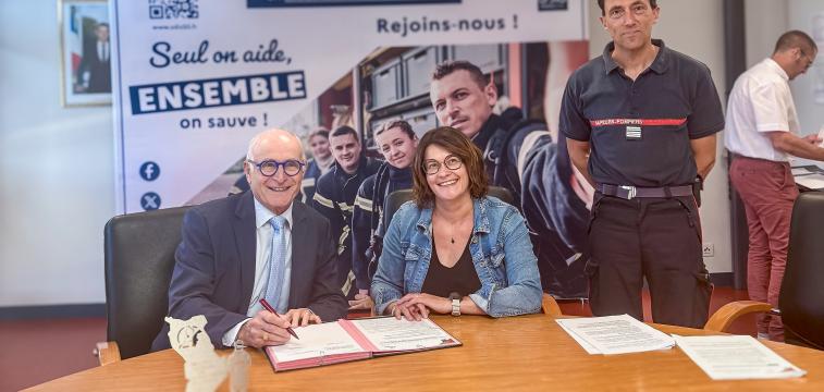 Signature convention SDIS50 et SDEM50